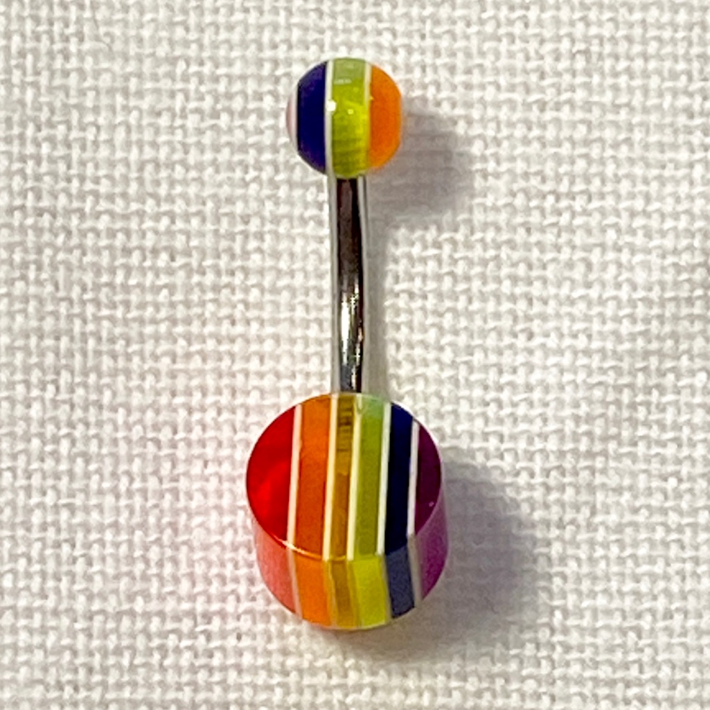 Multi-Colored Belly Ring